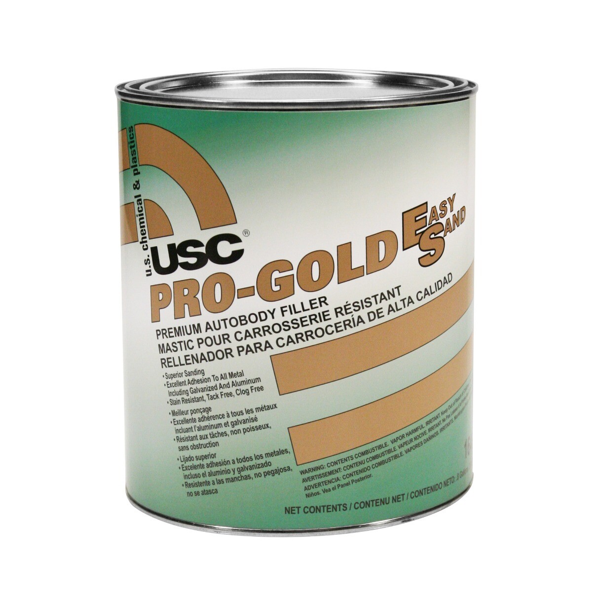 USC 16400 Pro-Gold ES Premium Auto Body Filler (Gallon)