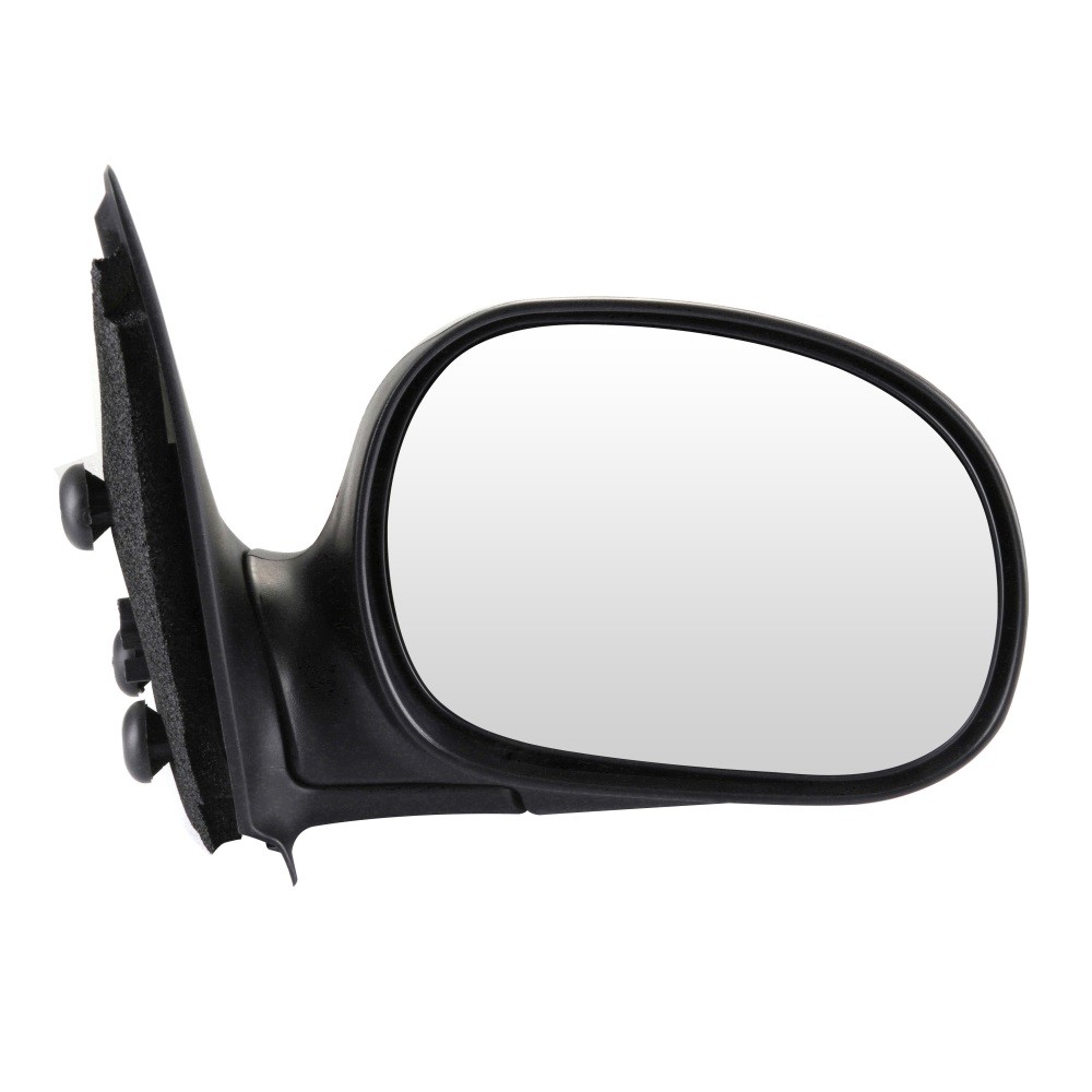 Right Passenger Side View Black Mirror For 1997-2004 Ford F-150 Manual Fold