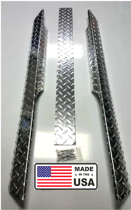EZGO Golf Cart Part Diamond Plate Rocker Panel covers & Kick 2014 -18 TXT USA
