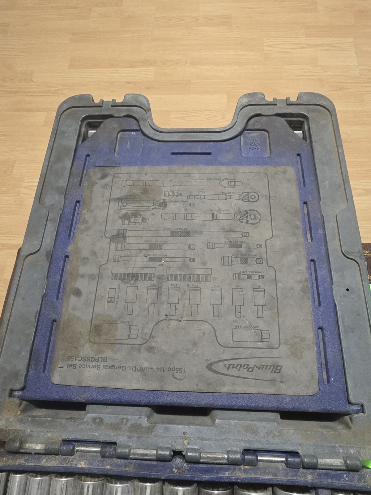 155 Pieces Blue-Point by Snap-On BLPGSSC155 Comb Drive SAE/ Metric Please Read!