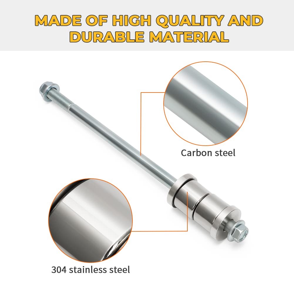 AUTOVIC Swing Arm Bolt Bushing Kit Stainless Steel Bearing Silver
