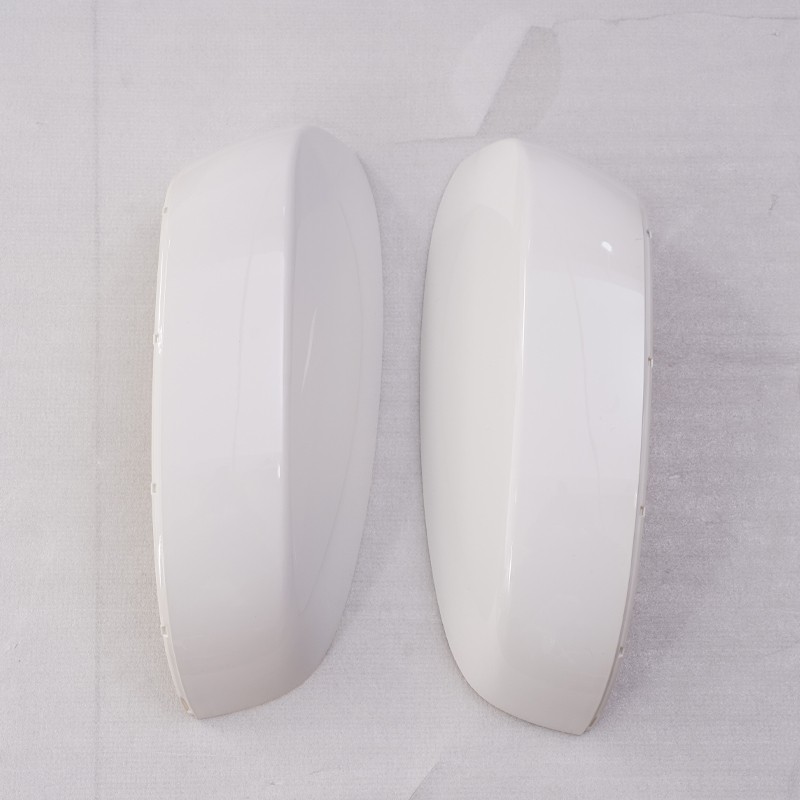 Summit White Side Mirror Covers Caps For 2007-2013 Chevy Silverado GMC Sierra