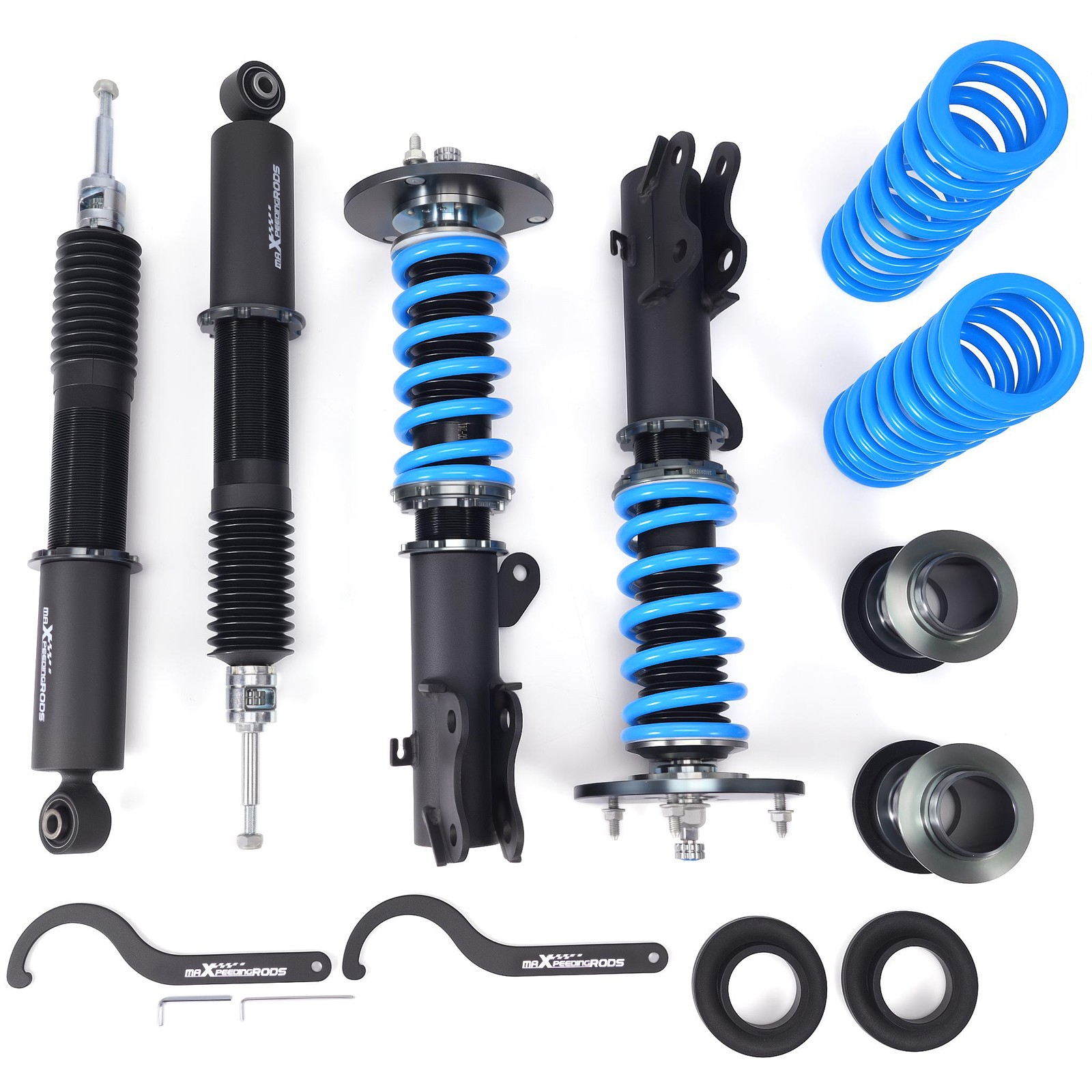 MaXpeedingrods T6 Coilovers 24 Level Lowering Coils For Chevy Cruze 2016-19