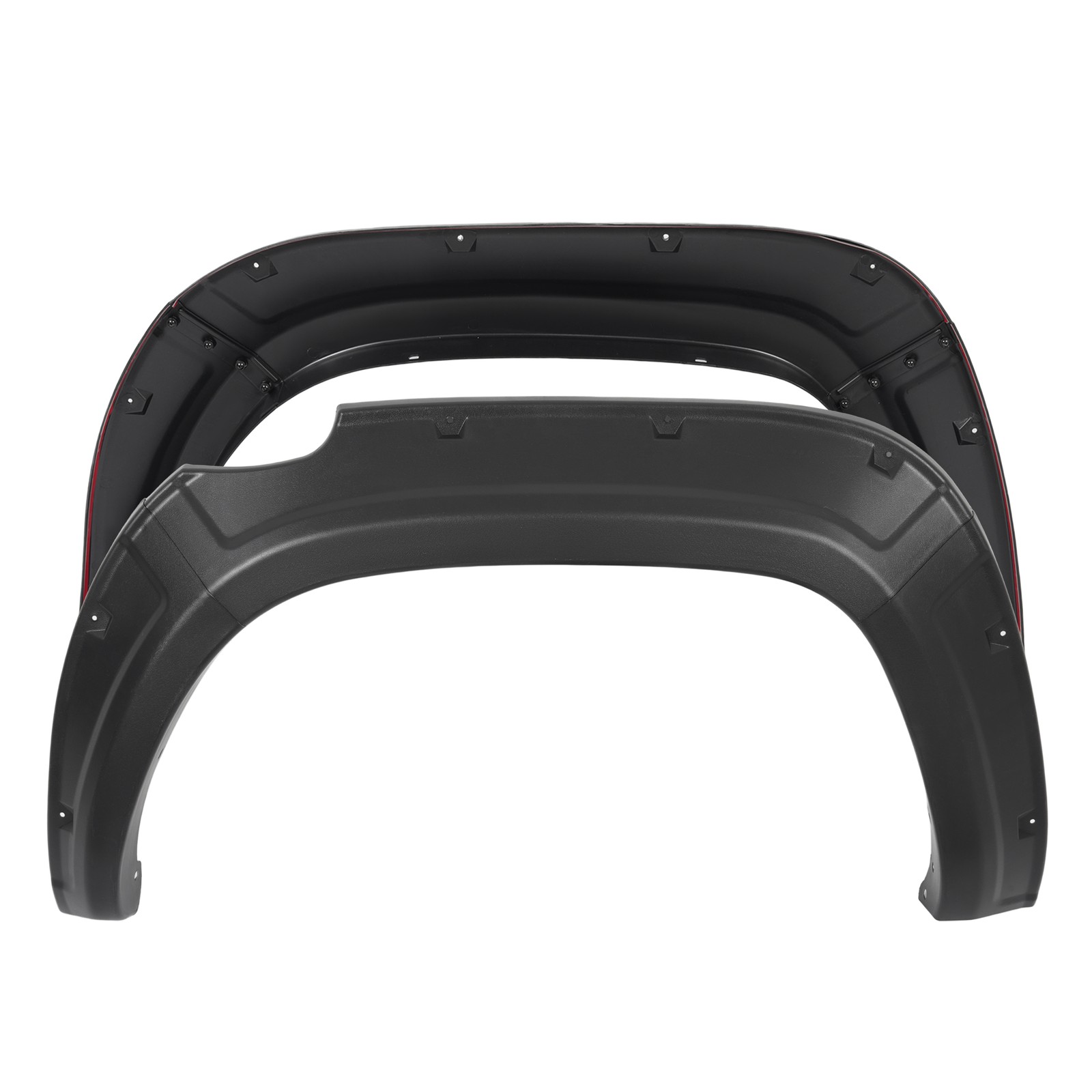 Front Rear Pocket Rivet Fender Flares Set Textured For 2016-2023 Toyota Tacoma