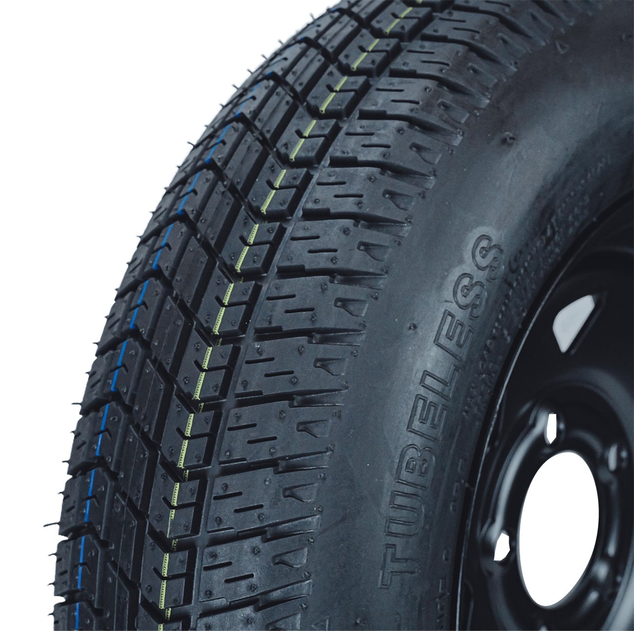 2-Pack Trailer Tire On 13″ Rim ST175/80D13 5 Lug on 4.5 in Load Range C 6PR