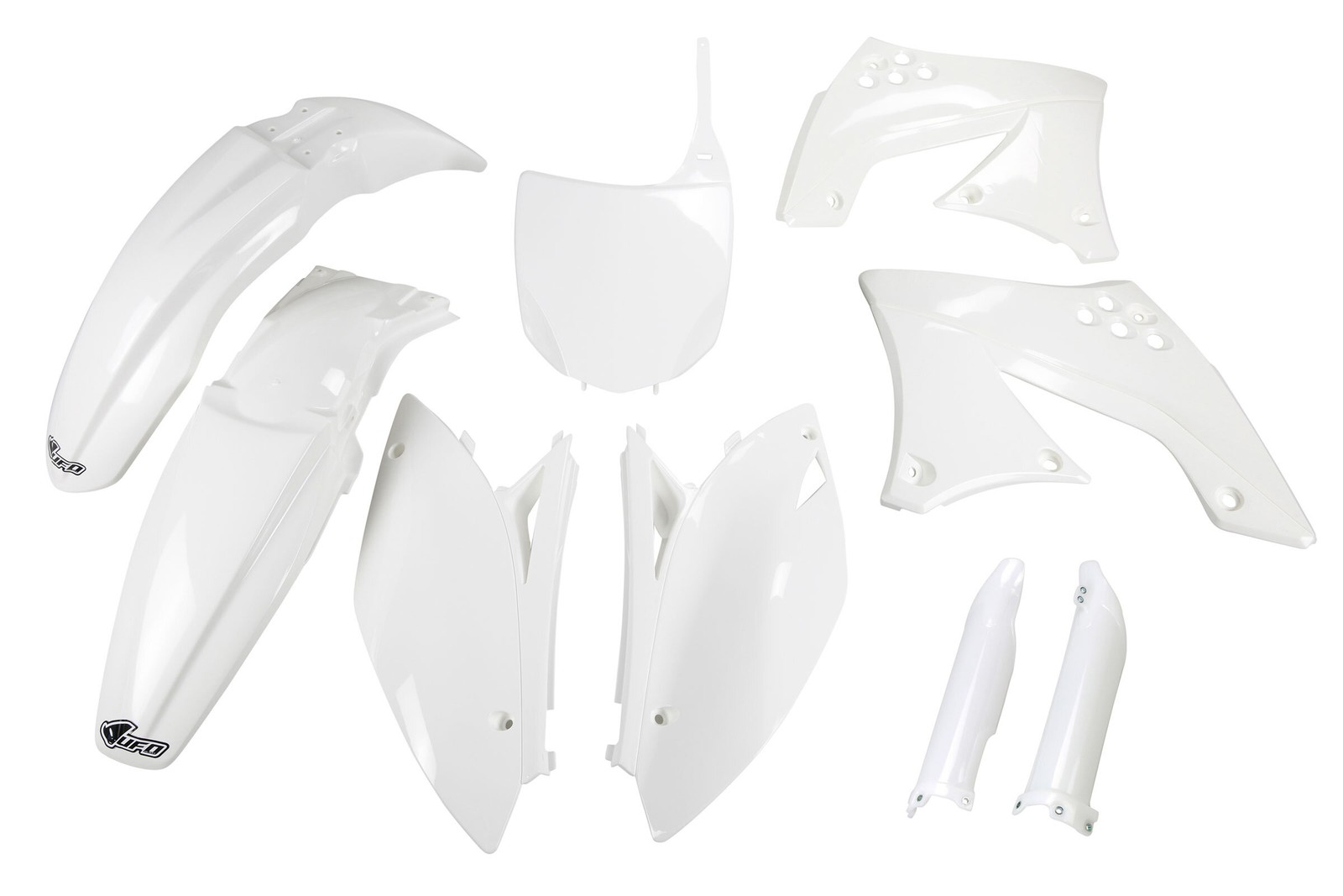White Plastic Kit for Kawasaki: KX450F (2009-2011) dirt bikes