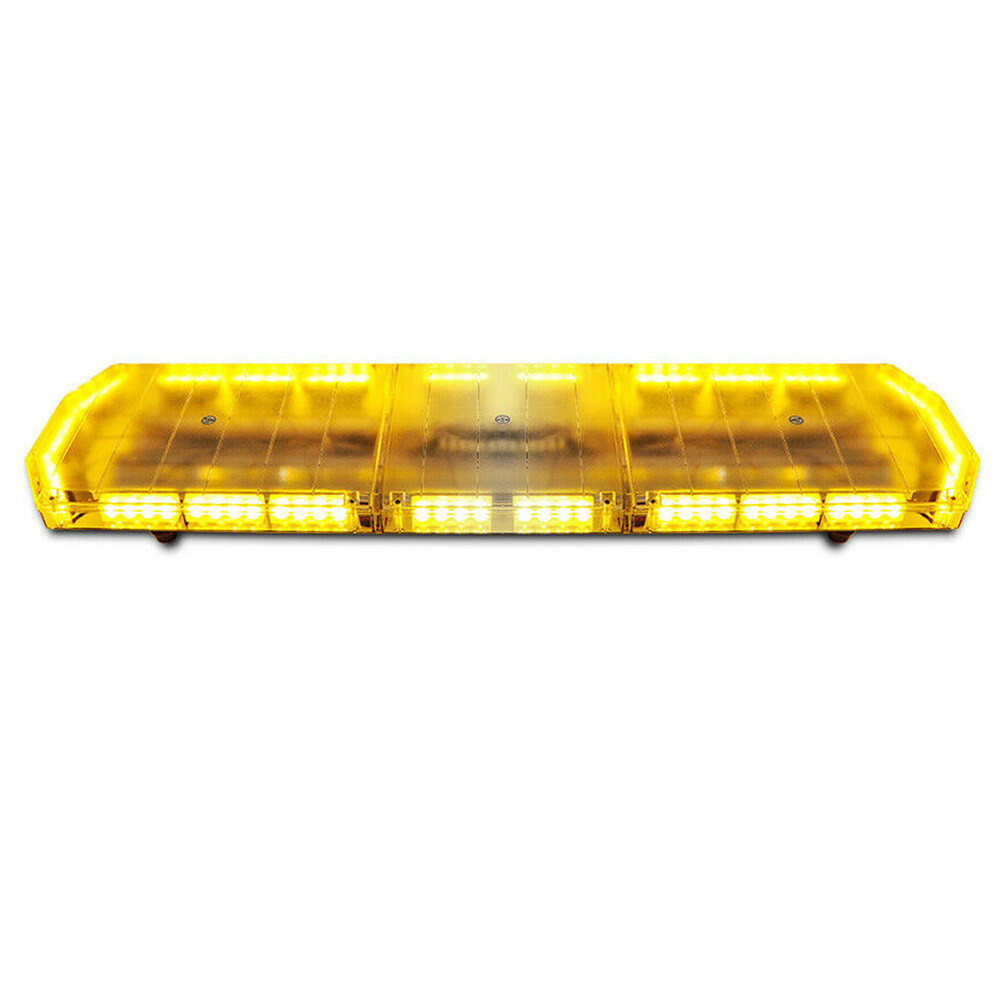 48″ 88 LED Strobe Light Bar Amber Emergency Warn Beacon Tow Truck Response 12V