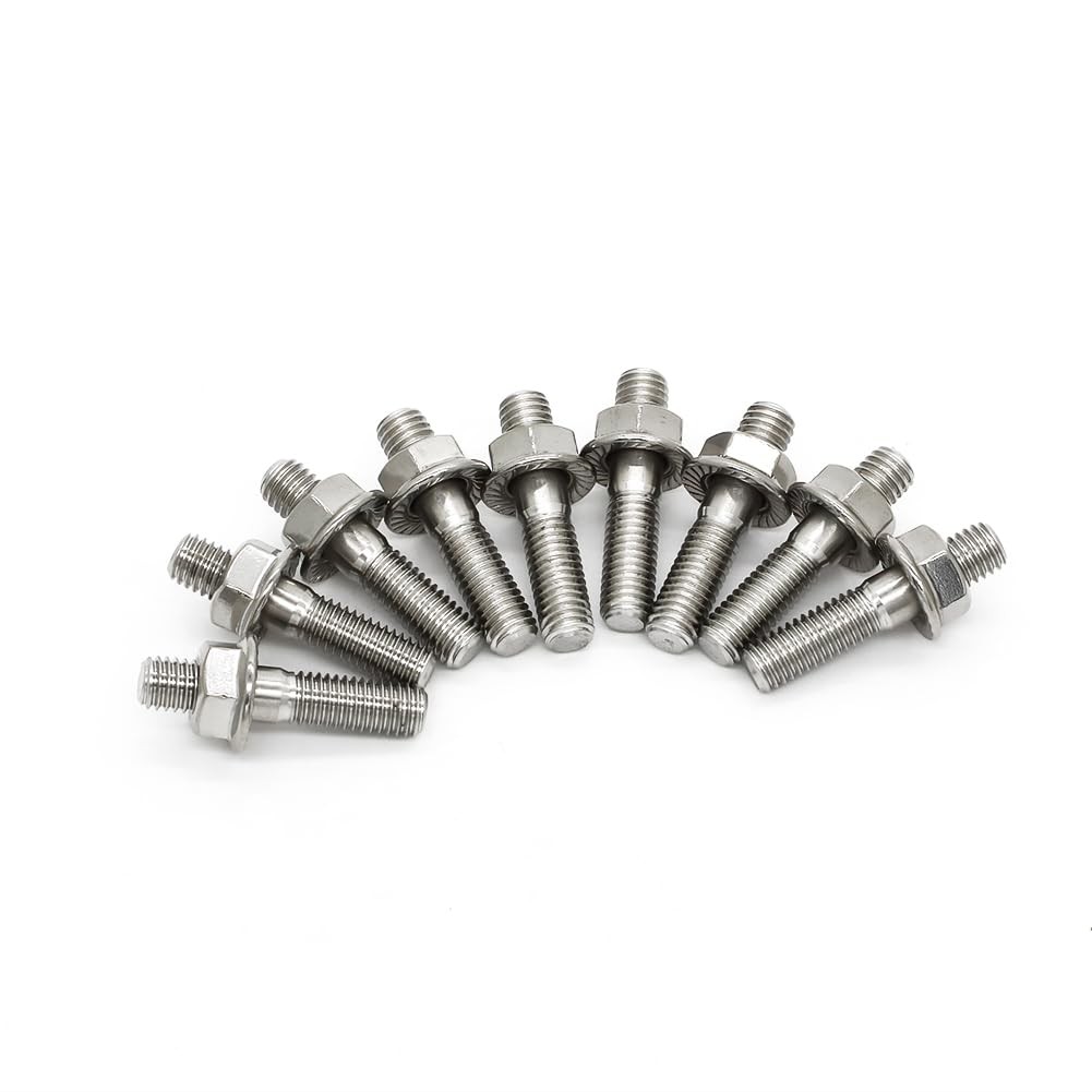 AUTOVIC Exhaust Manifold Stud Kit 9 Pcs 304 Stainless Steel Manifold…