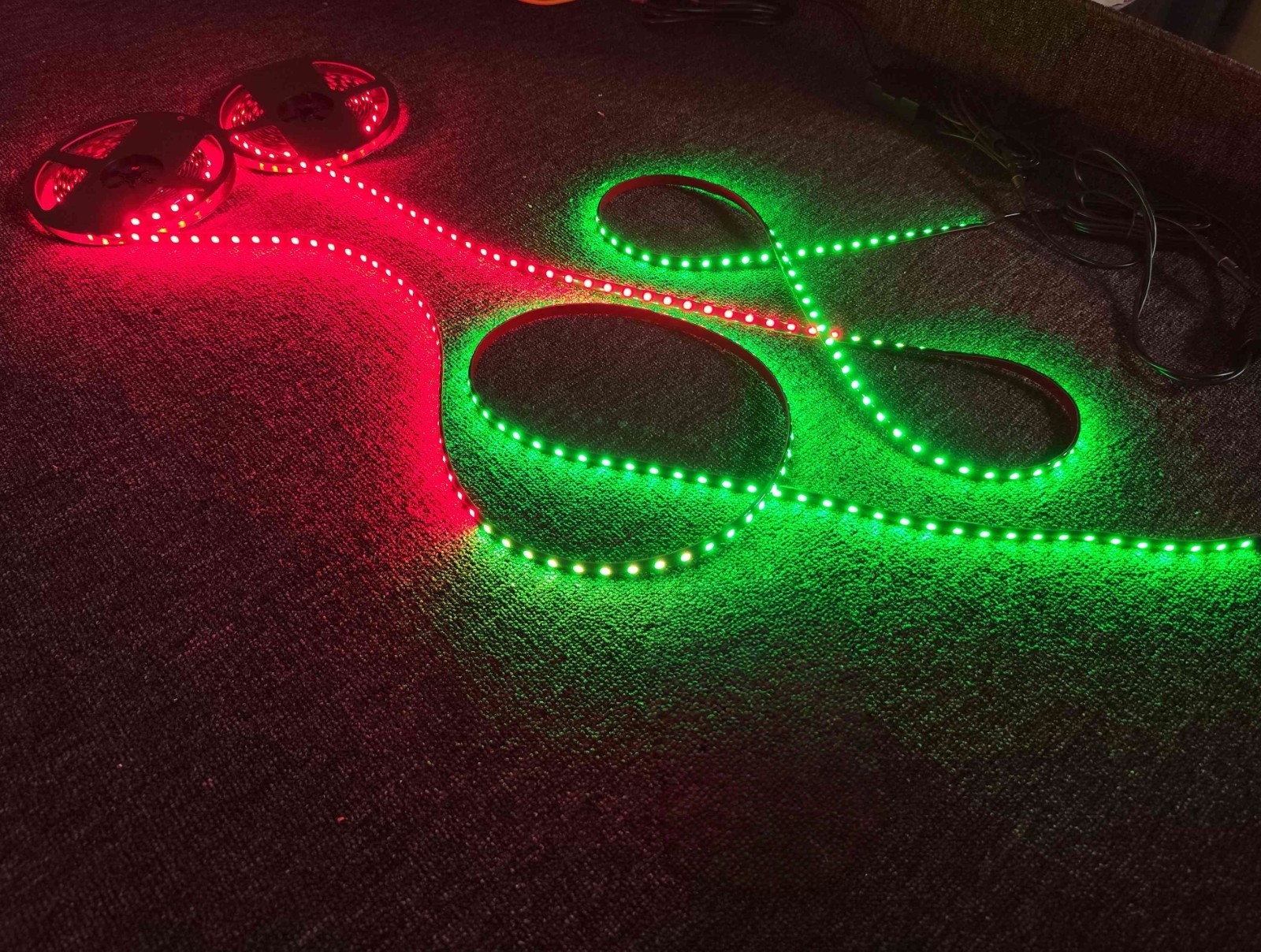 IP65 Dream Chasing Flowing 300LEDs Strips Lights 5Meters x2PCS Remote APP Kit