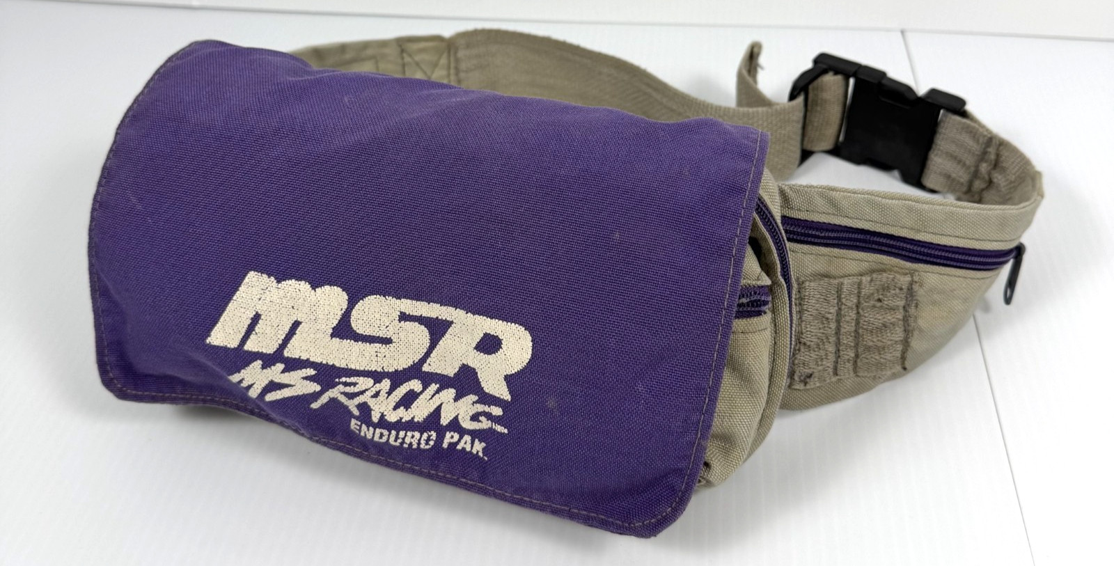 Vintage MSR MS Racing Purple Waist Fanny Gear Bag Enduro Pack PAK Motocross NICE