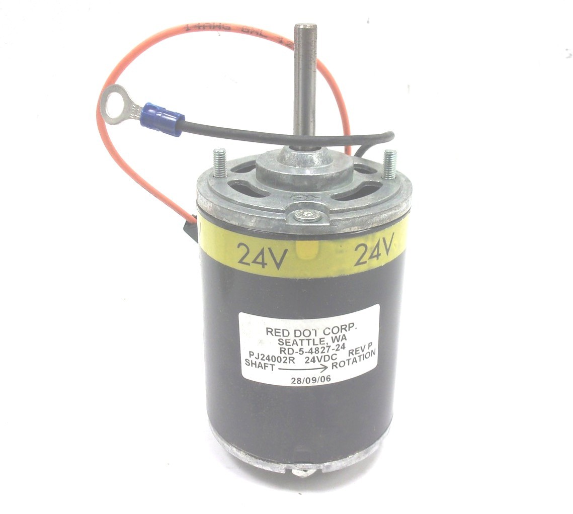 RD-5-4827-24P NEW GENUINE RED DOT 24V SINGLE SHAFT BLOWER MOTOR 73R0404