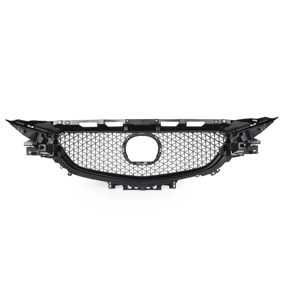 Fit For Mazda 6 2017 2018 Black Front Bumper Grille Mesh Honeycomb Air grill