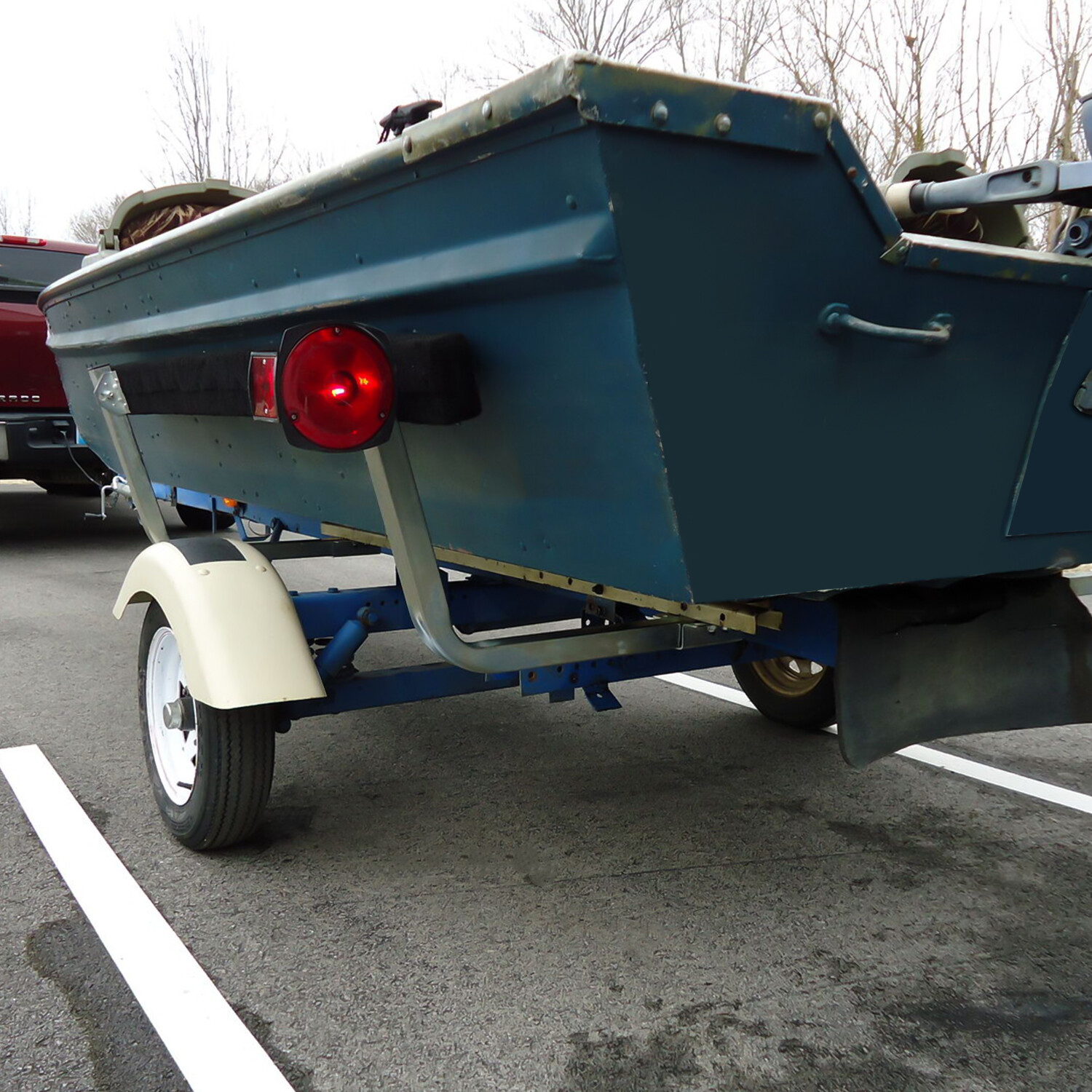 5′ Adjustable Boat Trailer Guide Bunk Board Bunkboard Guide-On Rails Zinc-Plated