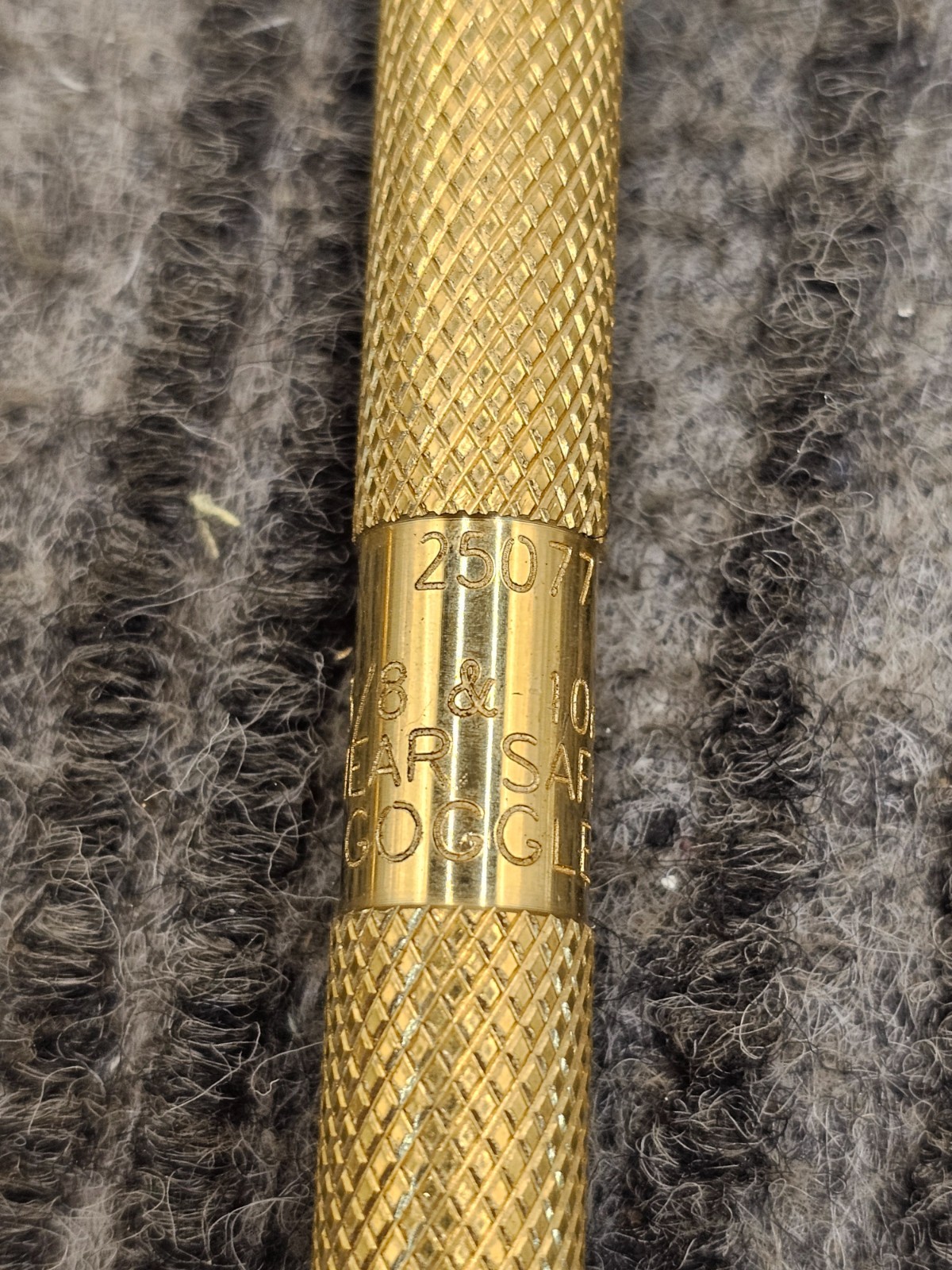 4-Piece Brass Drift Punches Double-Knurled Grip 5/8in, 3/4in, 1/2in and 3/8in