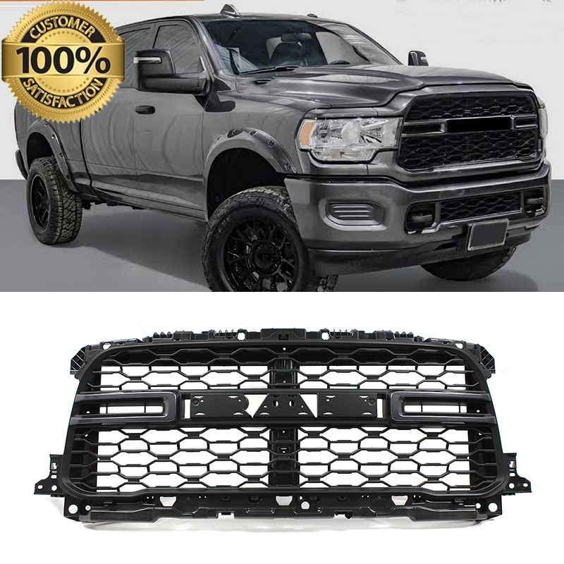Granite Crystal Front Bumper Grille Grill Fits 2019-2024 Ram 2500 3500 Tradesman