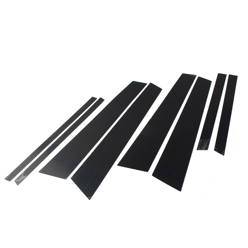 8 Pcs Car Door Window Pillar Post Cover Trim For BMW X3 F25 2011-2017