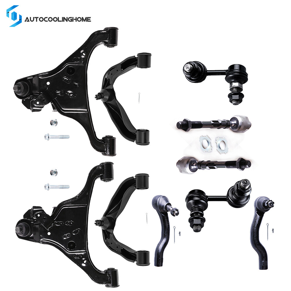 Front Upper & Lower Control Arm Tie Rod End For 2005-2018 NISSAN FRONTIER XTERRA