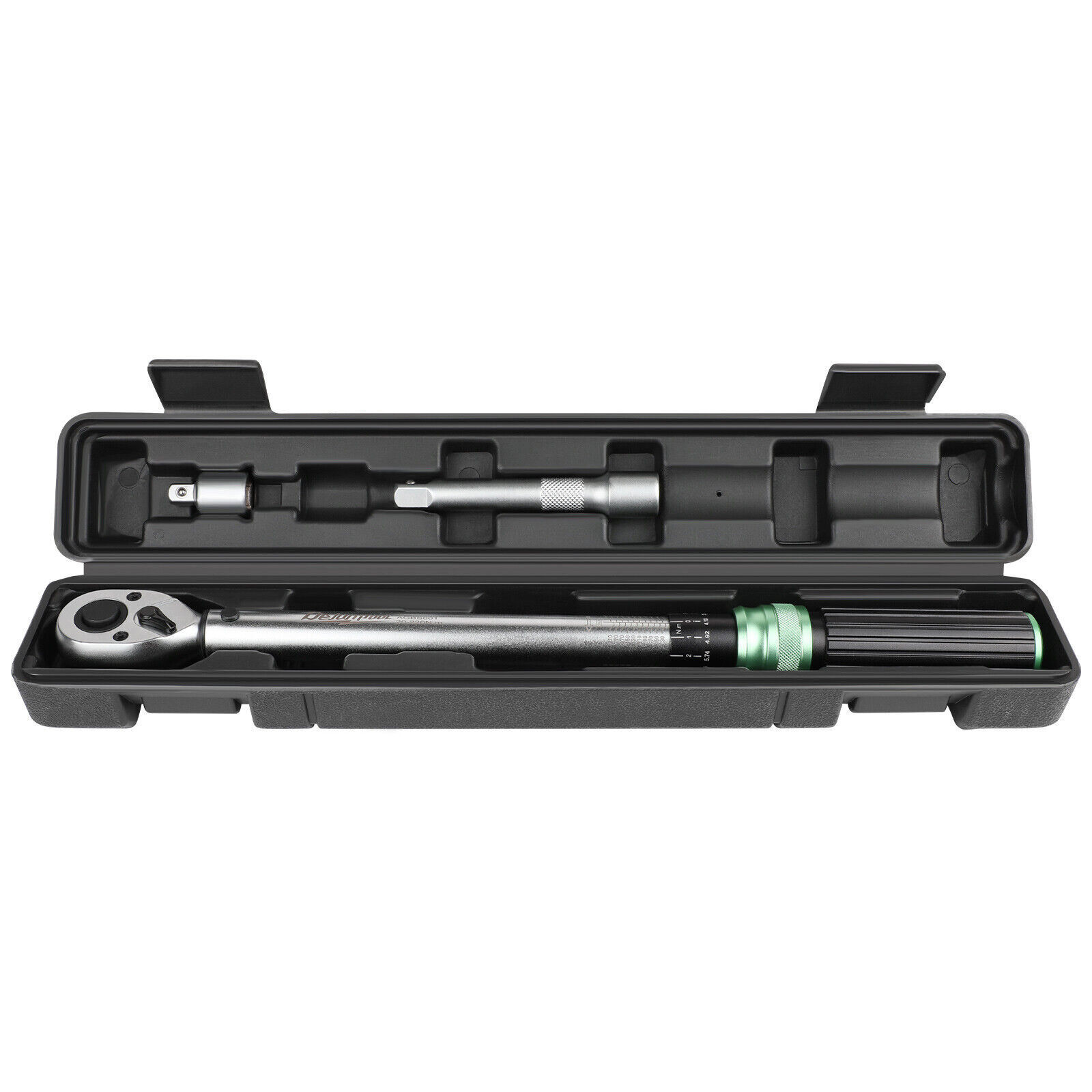 1/2″ Drive Click Torque Wrench Snap Socket Ratcheting 14.76~162 FT-LB/20~220N.M