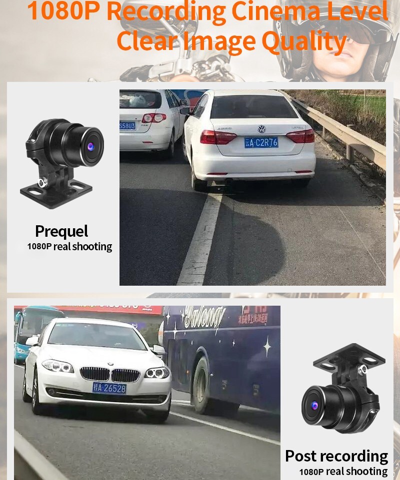 5Inch Motorcycle Dash Cam GPS Wifi Wireless Carplay Android Auto IPX67 With TPMS