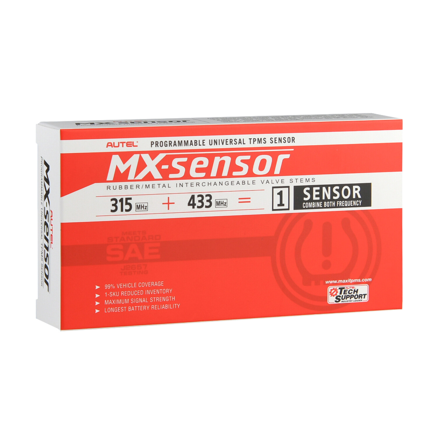20PCS Autel TPMS MX-Sensor 315MHz & 433MHz 2 in 1 Auto Tire Pressure Sensor