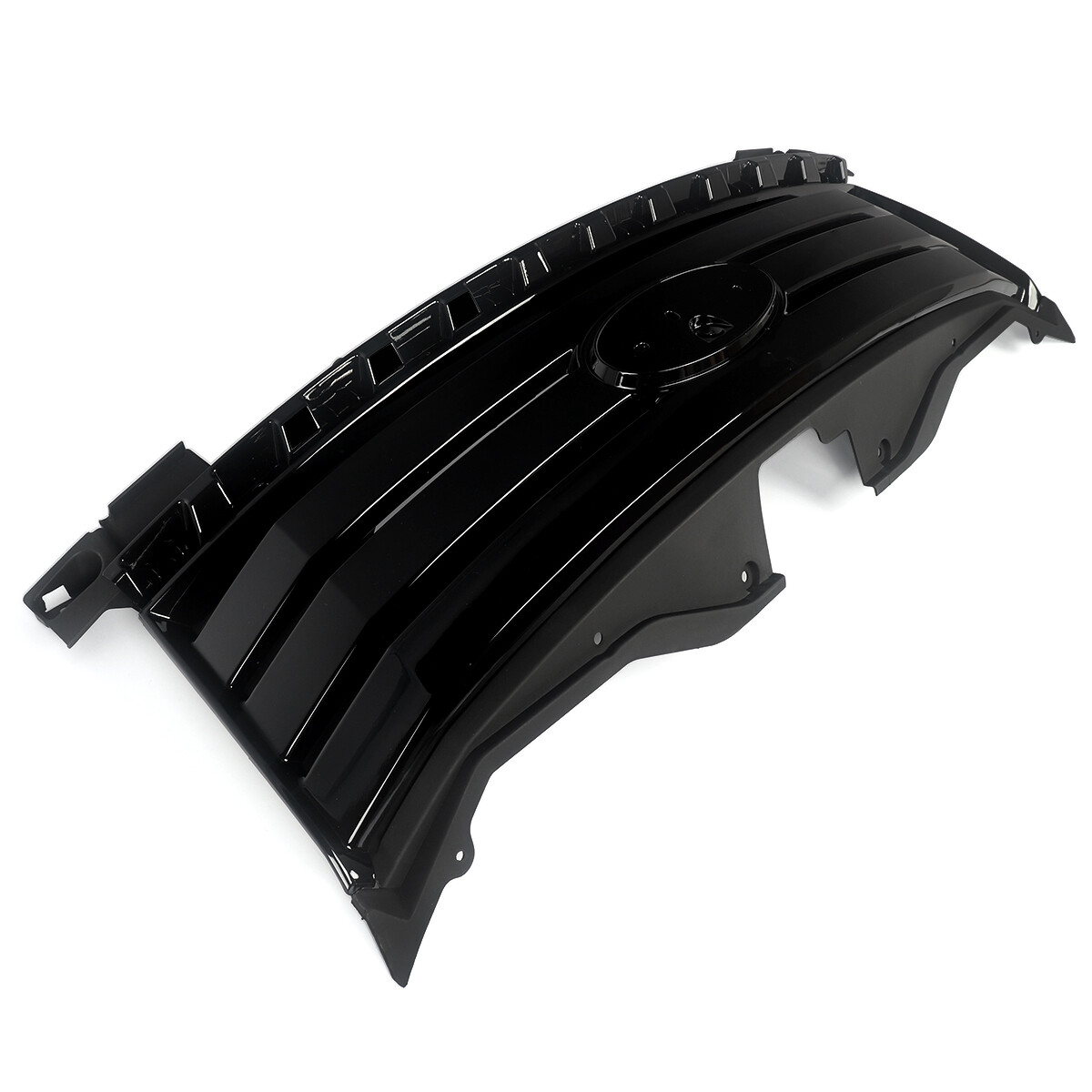 For Ford Edge 2007-2010 Gloss Black Complete Bumper Upper Grille Grill Assembly