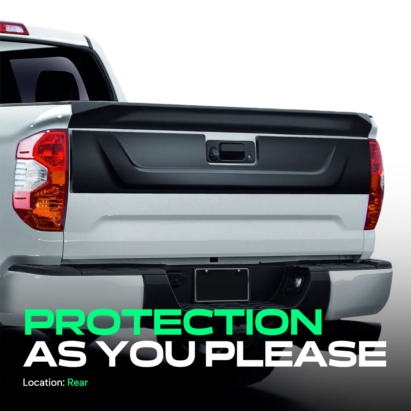 Tailgate Molding Cap for Chevy Avalanche Escalade EXT 07-13 without Camera Hole