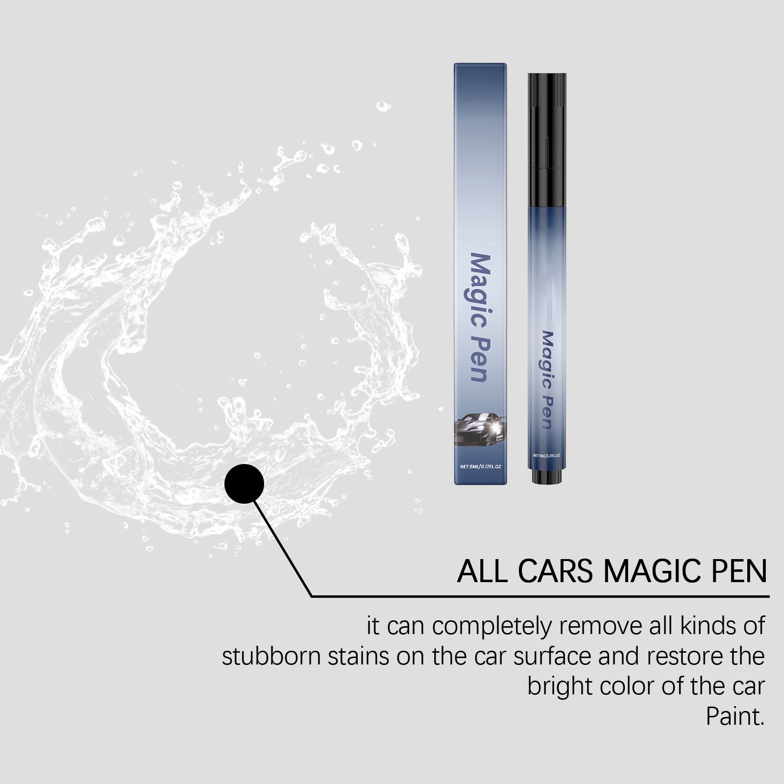 The Magic Pen ,2025 Black Magic Pen for Car Scratches Quick FRY NEW! US