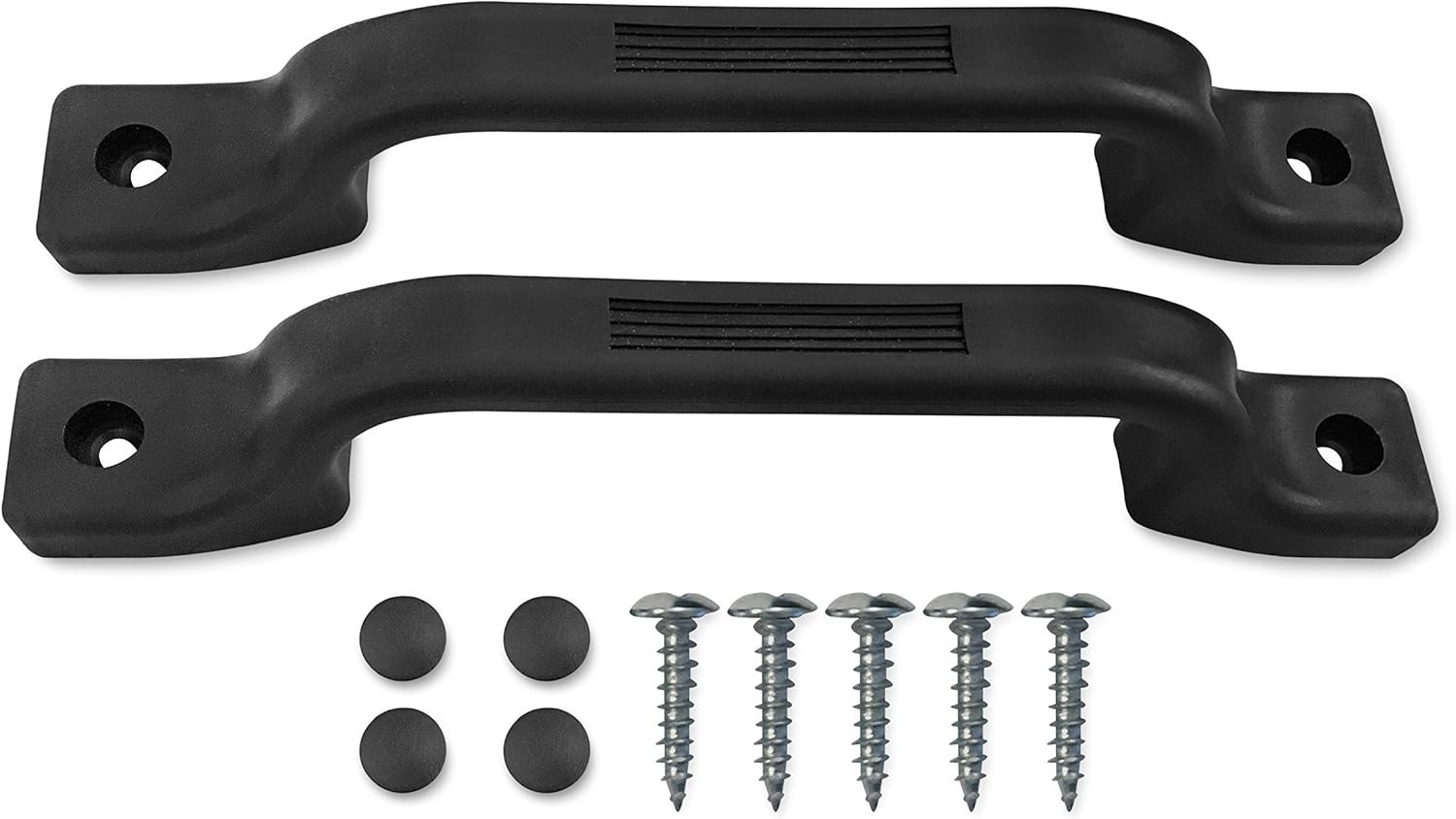 Lightweight Plastic RV Grab Handles with Mounting Hardware – Two Pack