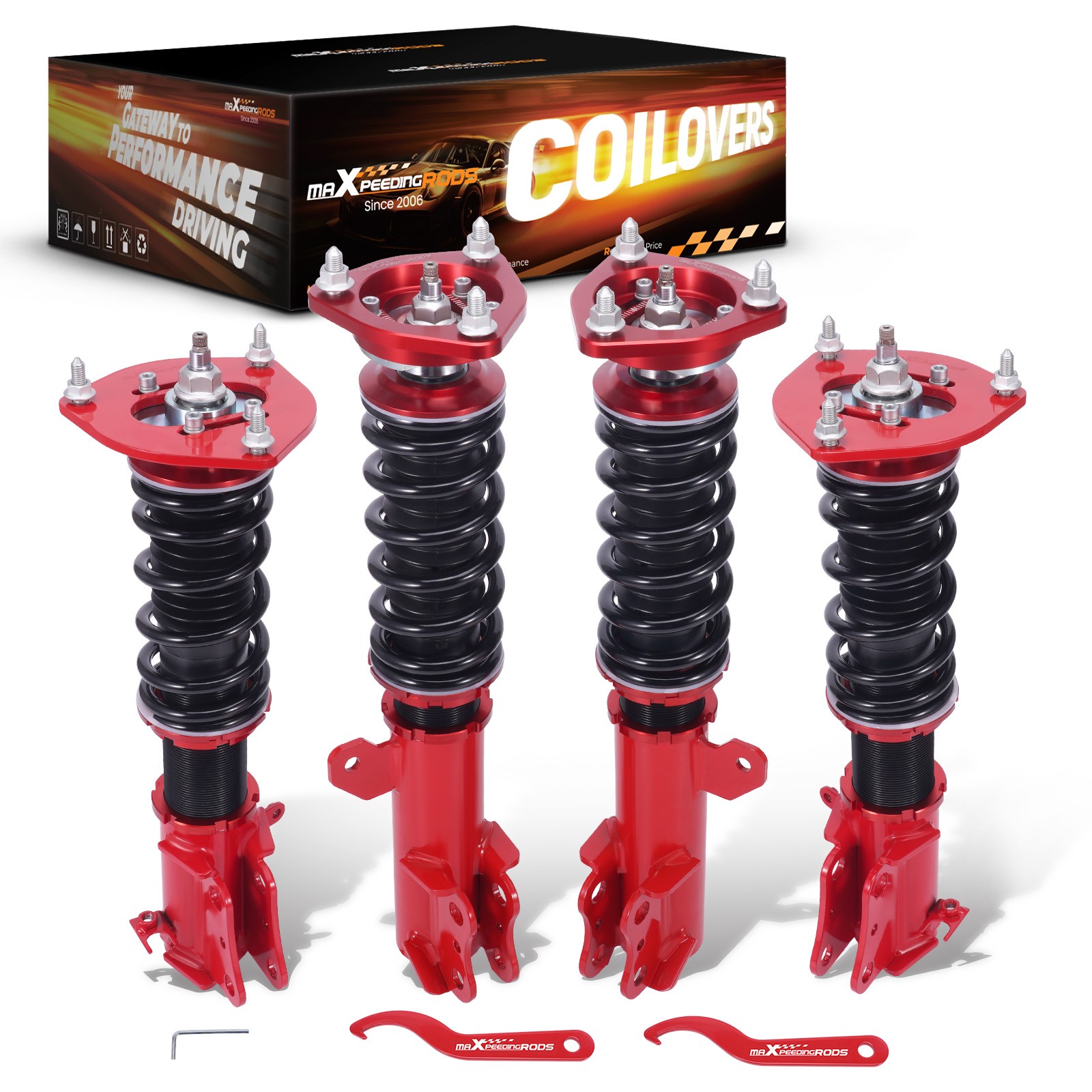 MaXpeedingrods Coilover Suspension Kit 24 Way Damper For 00-05 Toyota MR2 Spyder
