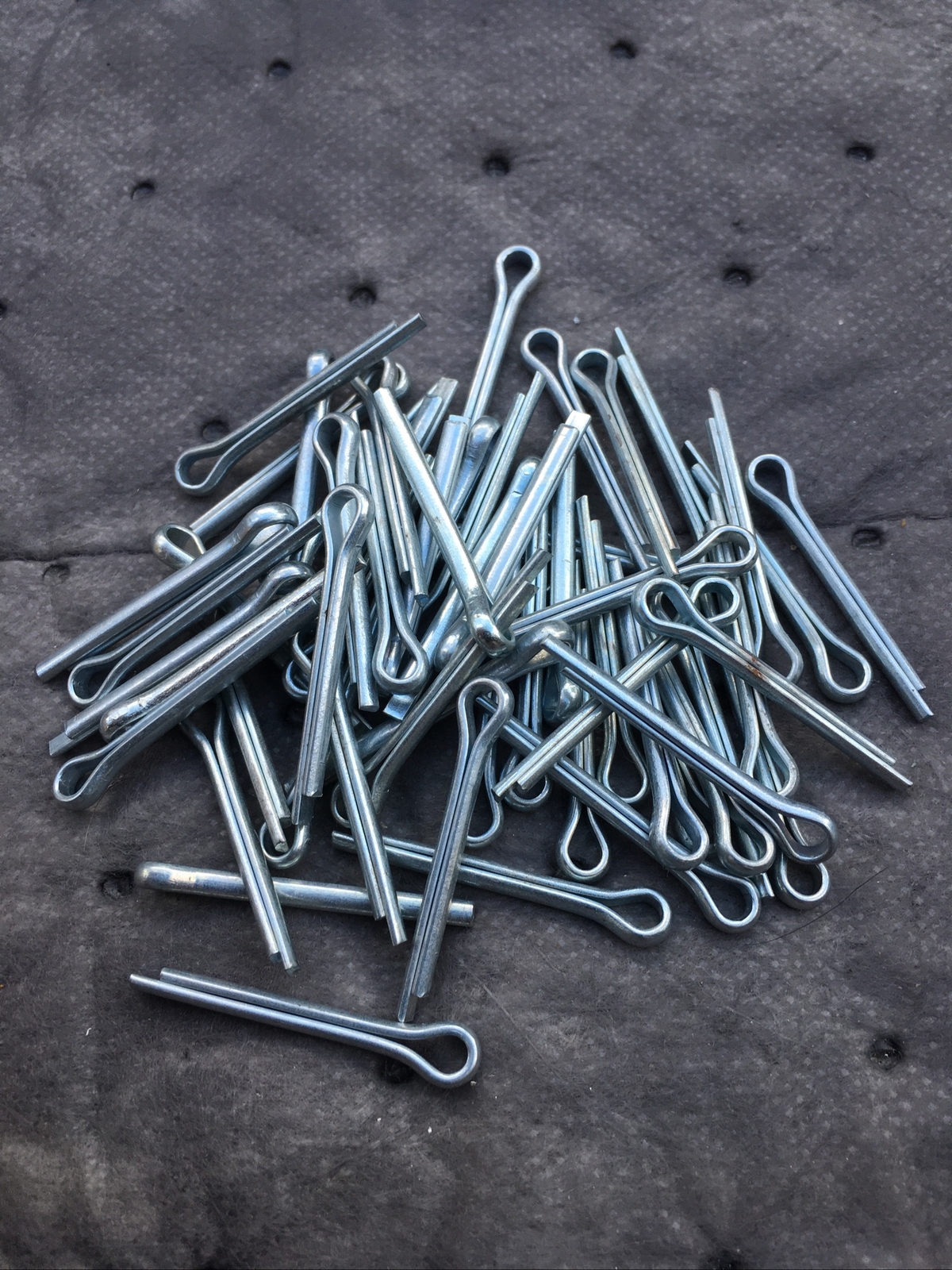 (25) 5/32”x 1 1/2” COTTER PIN EXTENDED PRONG STEEL ZINC PLATED (25)