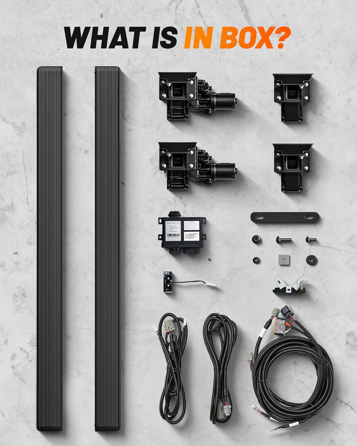 WOLFBOX Power Running Boards Side Steps for Toyota Tundra Crew Max 2022-2026