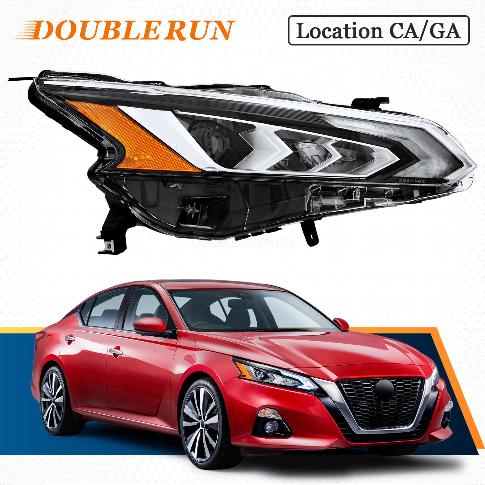 New For 2019-2022 Nissan Altima LED Headlight Headlamp Passenger Right