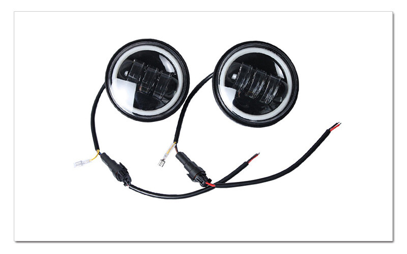7 inch LED Headlight + Passing Light For Kawasaki VN Vulcan 500 750 800 900 1700