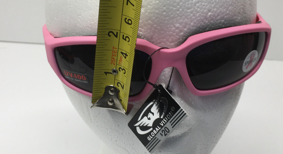 Global Vision Foam Padded Wrap Style “fight Back” SoftTouch Frames UV400 Pink