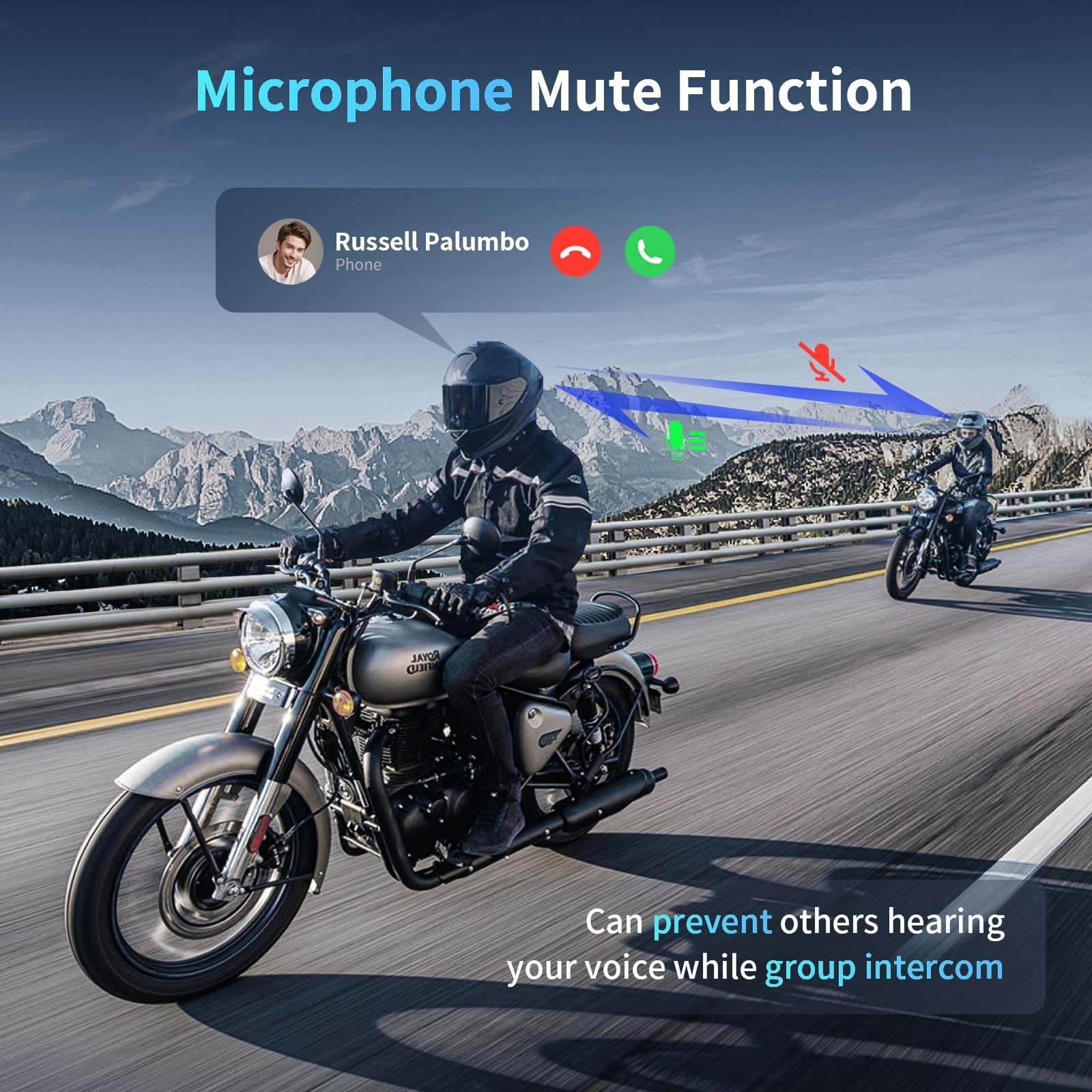 FODSPORTS M1-S Plus Motorcycle Bluetooth Headset with Music Sharing, One-Clic…