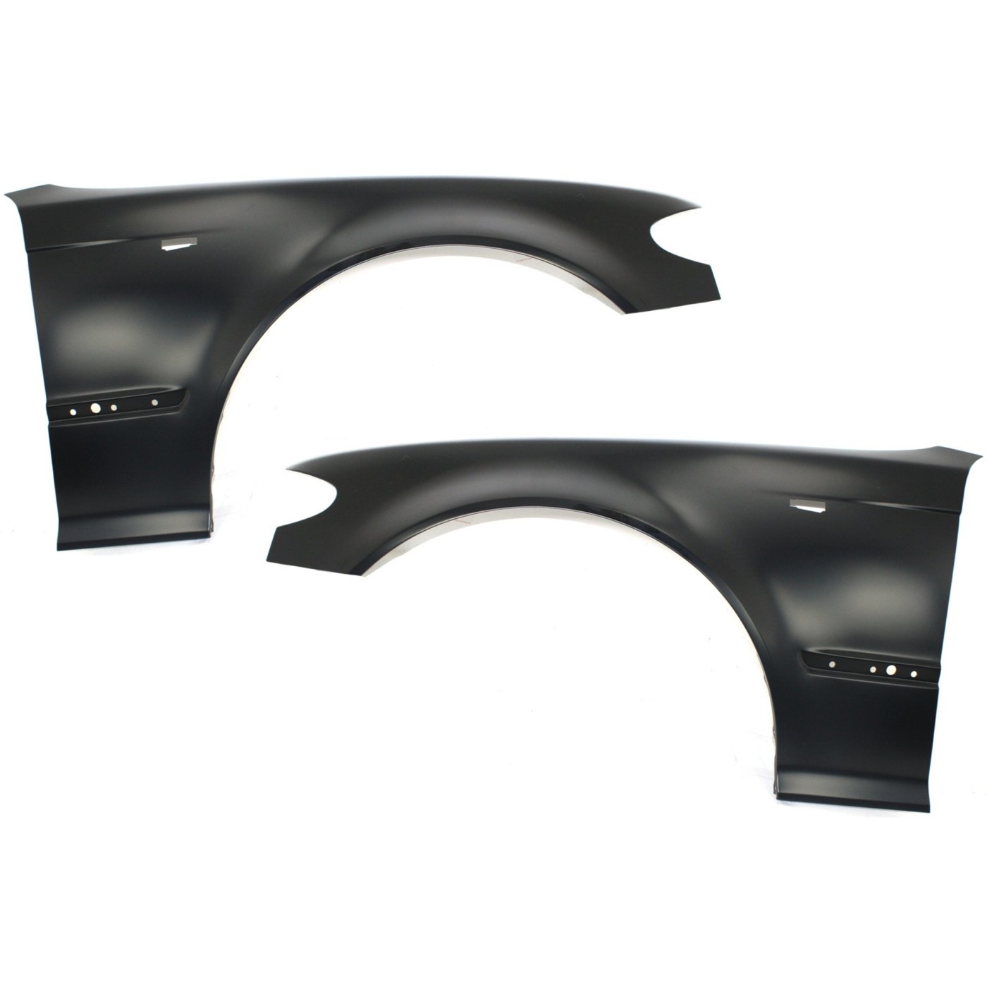 Fender Set For 2002-2005 BMW 325i Front Primed Steel with Signal Light Hole