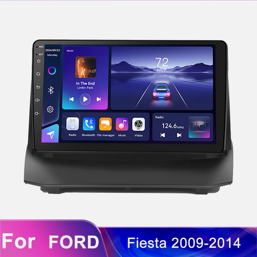 9″ Car Stereo Radio 2DIN For Ford Fiesta 2008-2016 CarPlay Android MP5 Player