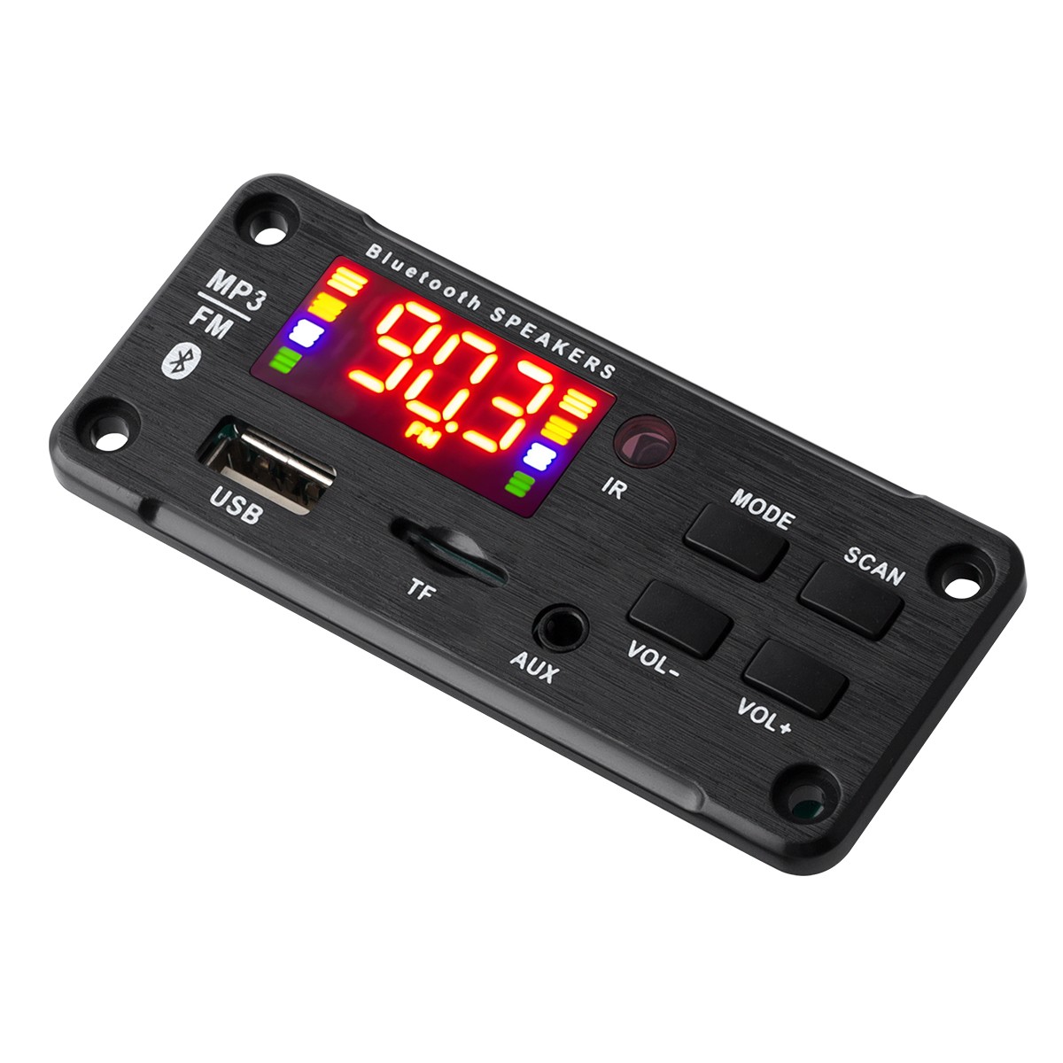 Amplifier Bluetooth 5.0 MP3 Player Decoder Board Car FM Speaker Module 2x25W 12V