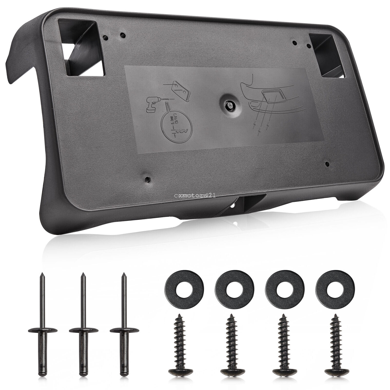 Front License Plate Bracket Mount Holder For 2016 2017 2018 Chevy Silverado 1500