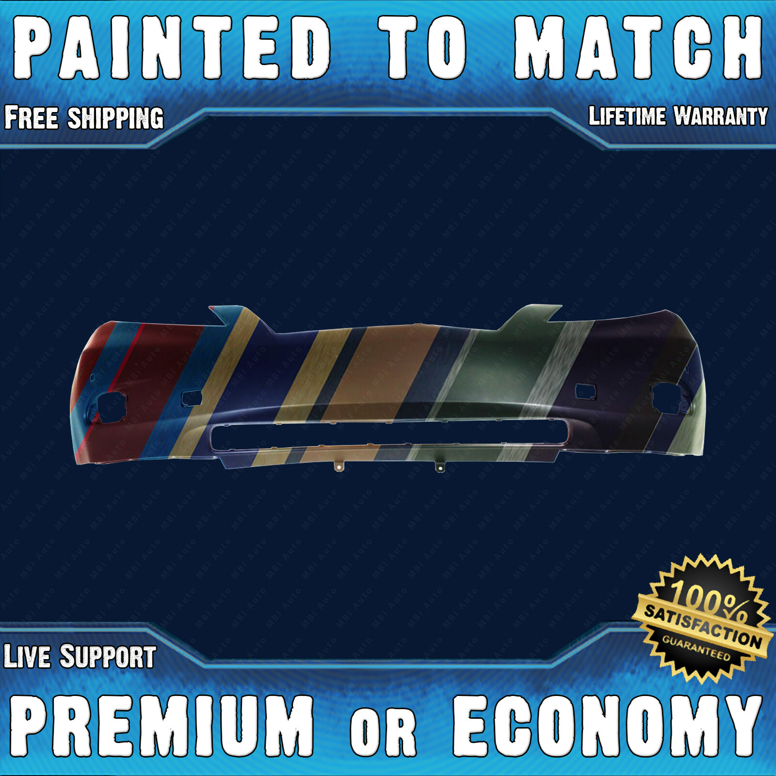 NEW Painted To Match Front Bumper Cover Fascia for 2010-2012 Lexus RX350 w/ Park