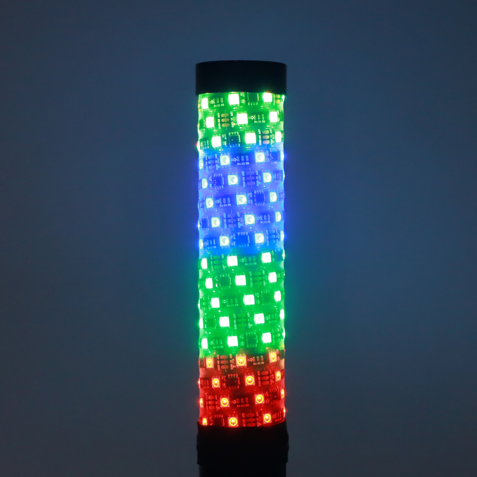 2PCS 1FT Fat LED Whip APP Controlled Antenas Whip Light for Polaris RZR ATV UTV