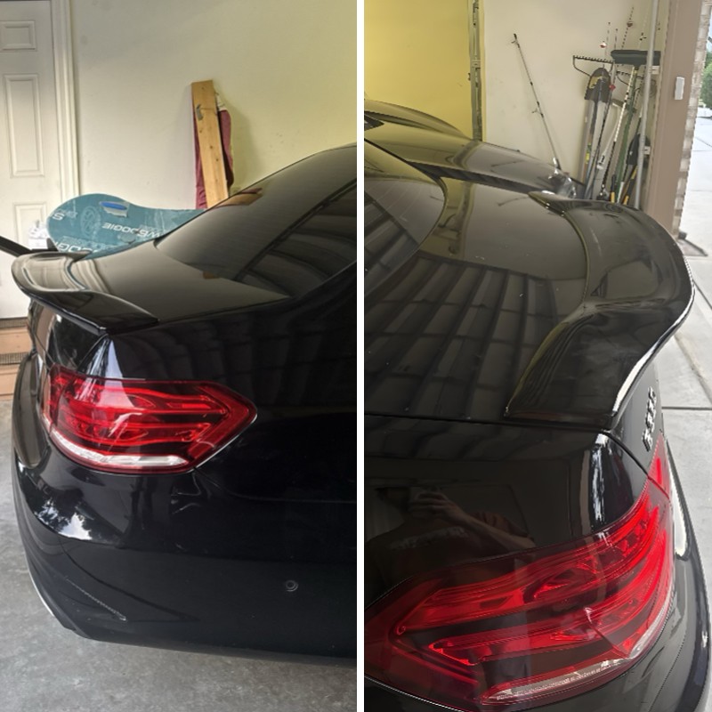 For Mercedes Benz W212 E350 E550 E63 AMG 2010-2016 Trunk Spoiler Wing RT Style