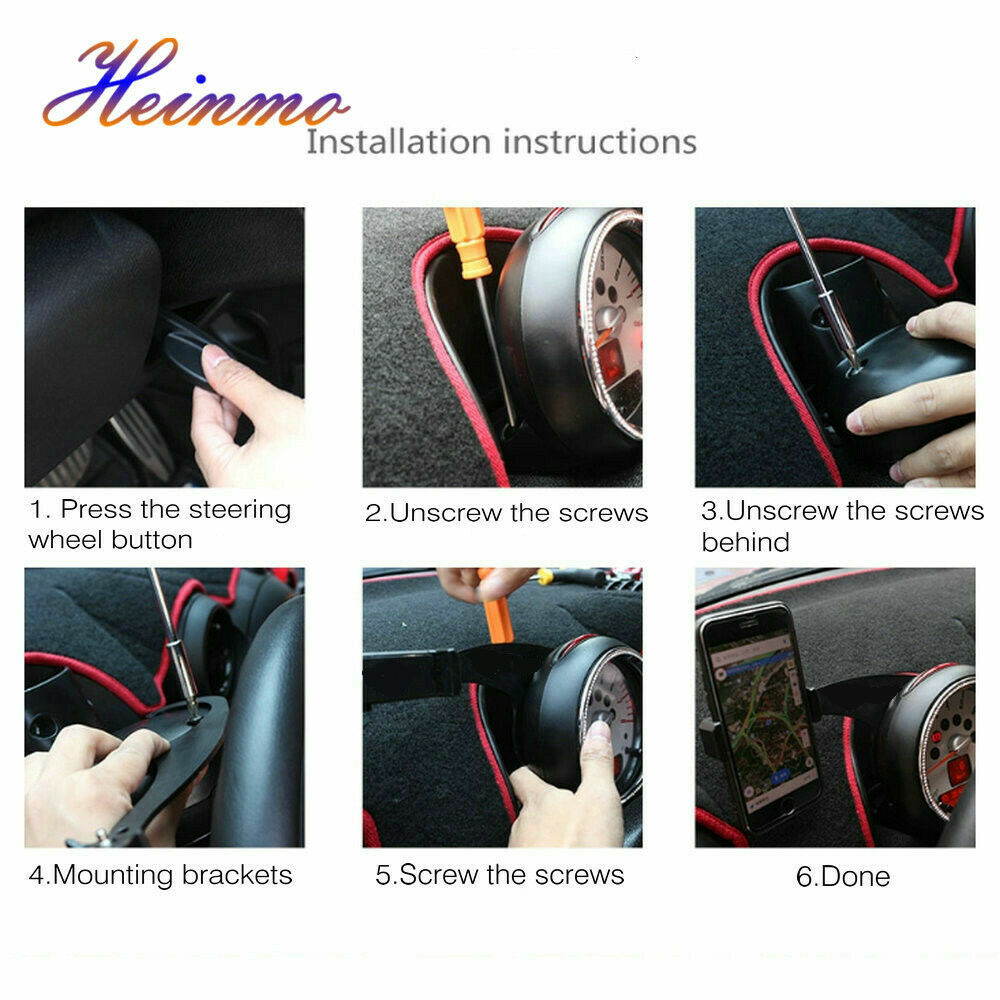 Car Phone Holders GPS Navigation Brackets For Cooper S Clubman R55 R56 2007-2015