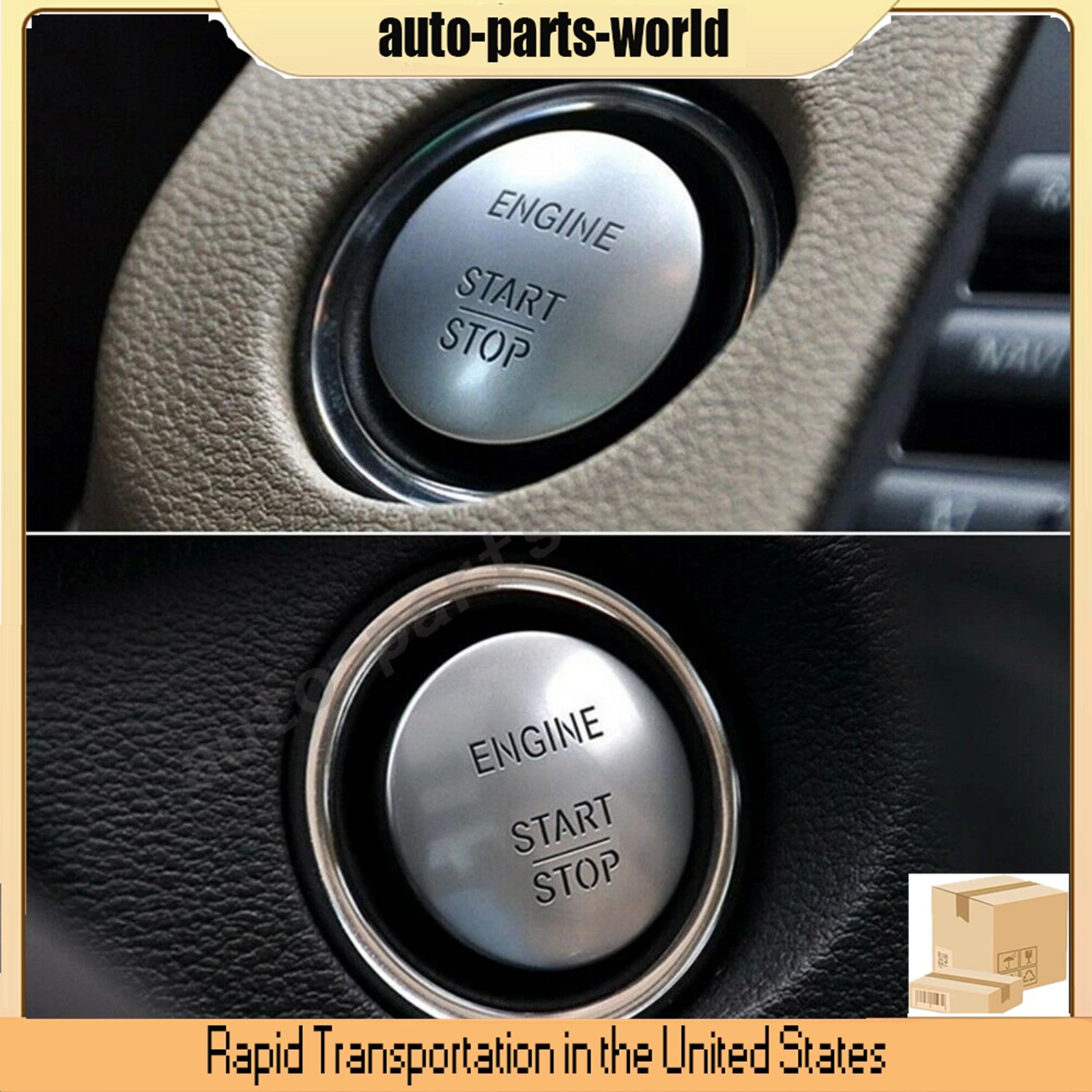 Engine Start Stop Push Button For Mercedes C300 S550 ML350 2215450714 Keyless