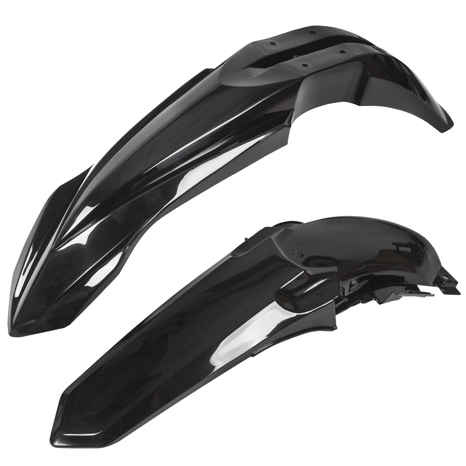 For Yamaha YZ125 YZ250 2002-2020 Restyle Black Plastic Kit Set 2018 Style