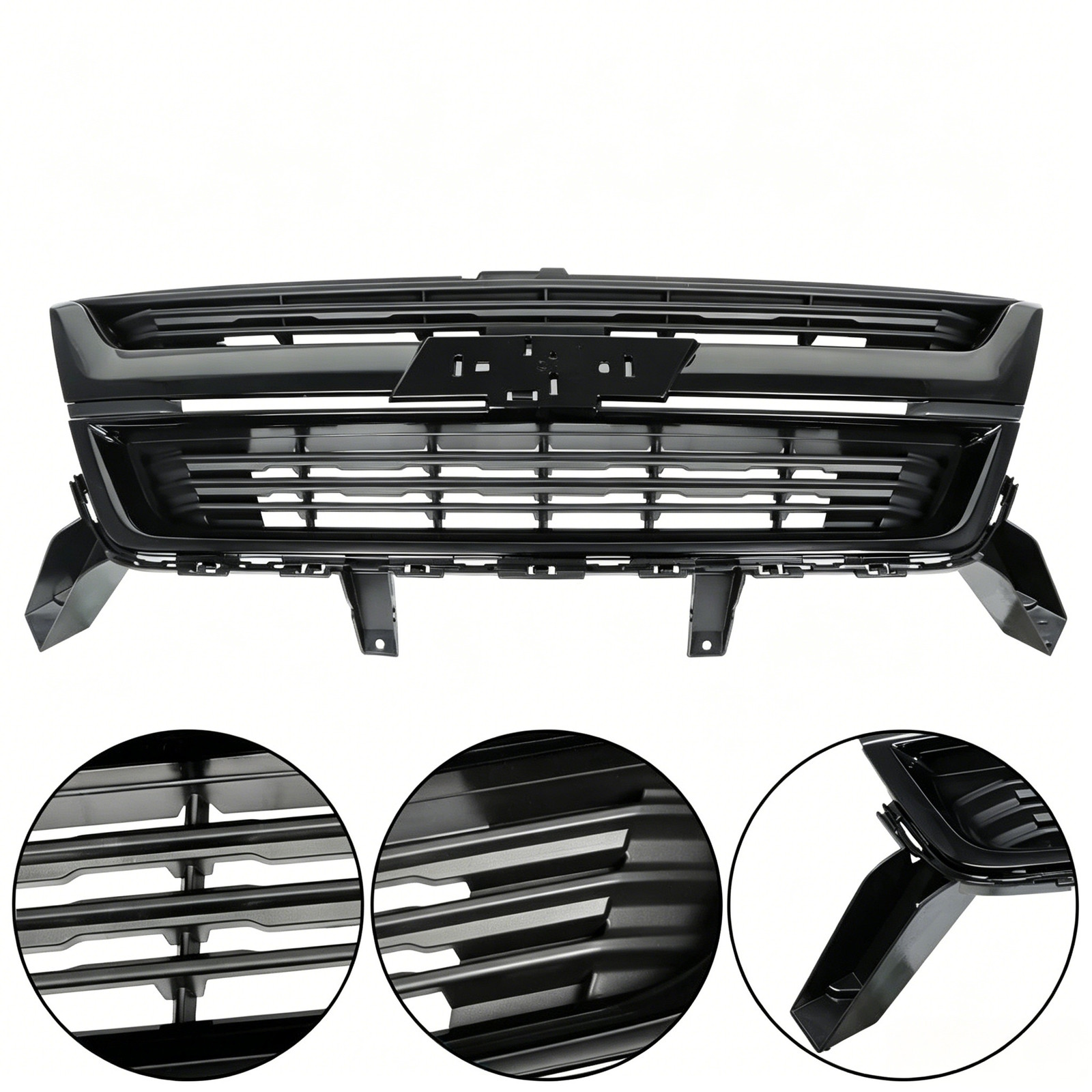 84270791 Front Grille Glossy Black For Chevrolet Colorado 2015 2016 2017-2020