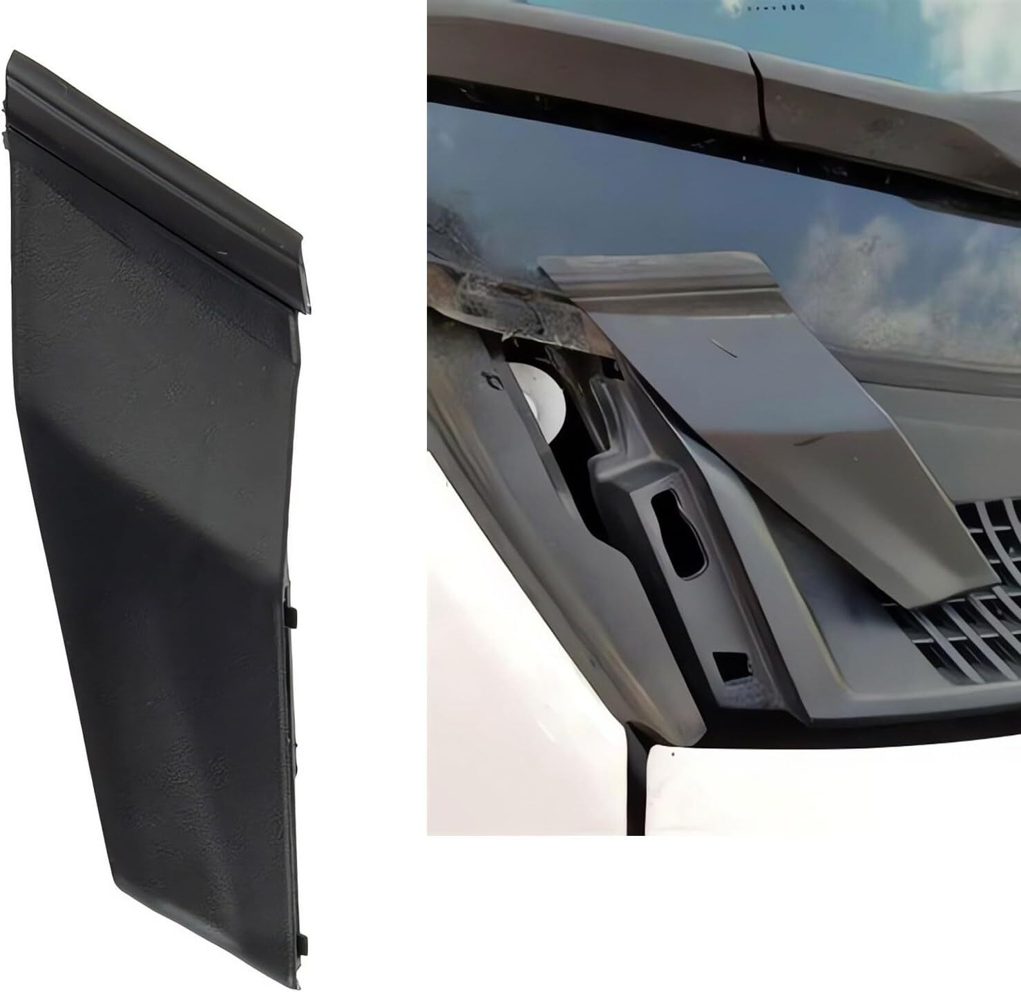 1 Pair Front Windshield Wiper Side Cowl Cover Trim For 2014-2019 Toyota Corolla