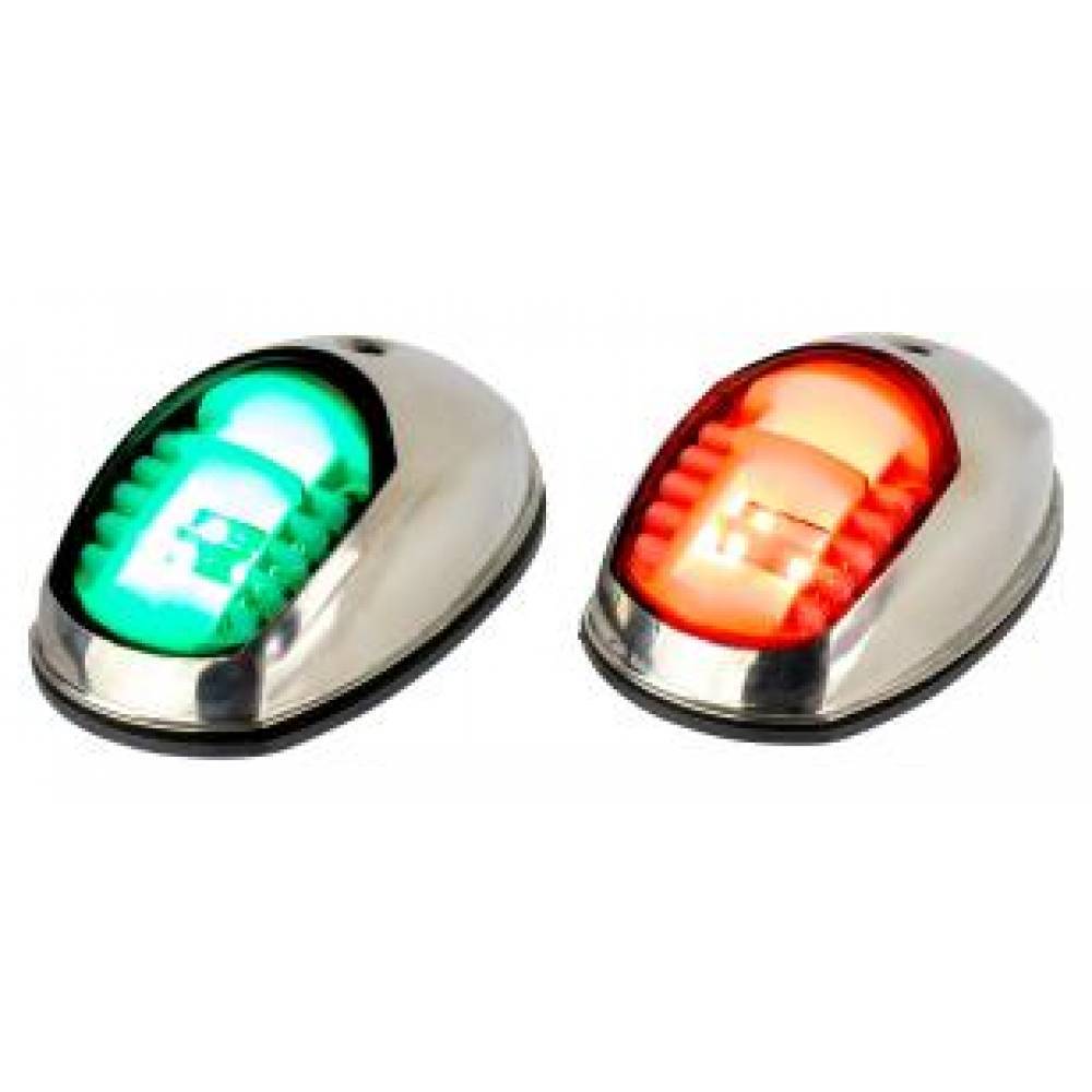 Sea-Dog 400070-1 Stainless Steel ABS LED Side Mount Lights Pair
