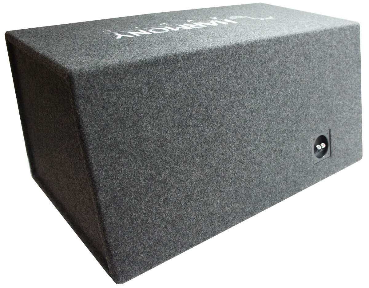 Harmony Audio HA-E12 Dual 12″ Empty Vented Port Sub Box Unloaded Enclosure New