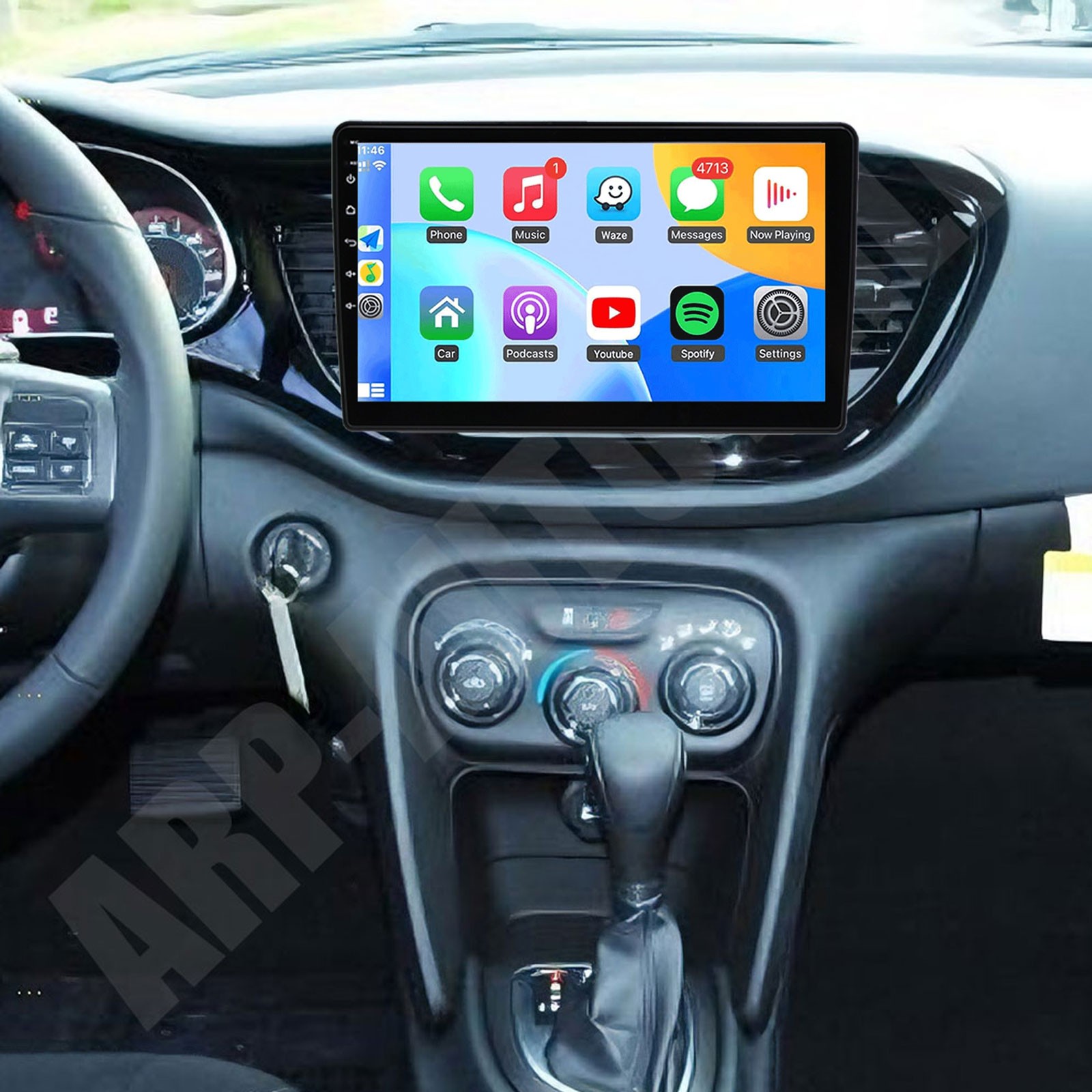 10.1″ FOR Dodge Dart 2012-2016 Car Radio GPS 64G CarPlay Android 15 MP5 PLAYER